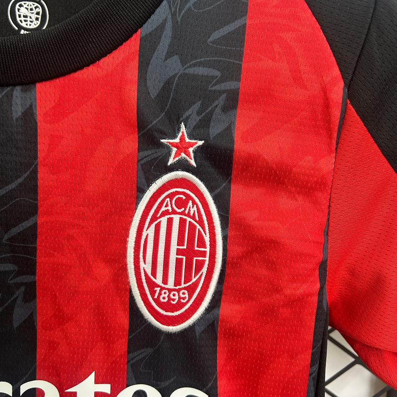 Kit local del AC Milan 25/26 para niños 