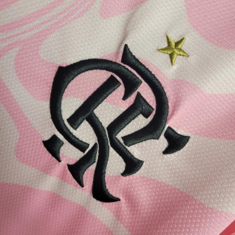 Camiseta rosa especial Flamengo 25/26 Fan 