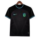 Camiseta negra especial de aficionado de Brasil 2022 