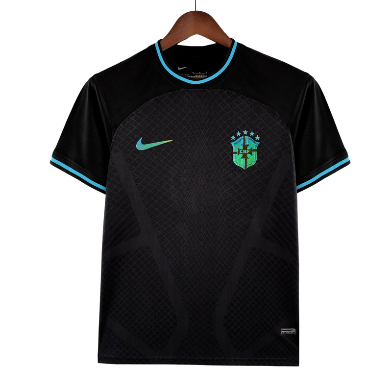 Camiseta negra especial de aficionado de Brasil 2022 