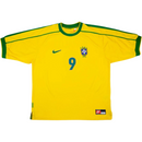 Camiseta retro local de Brasil 1998 