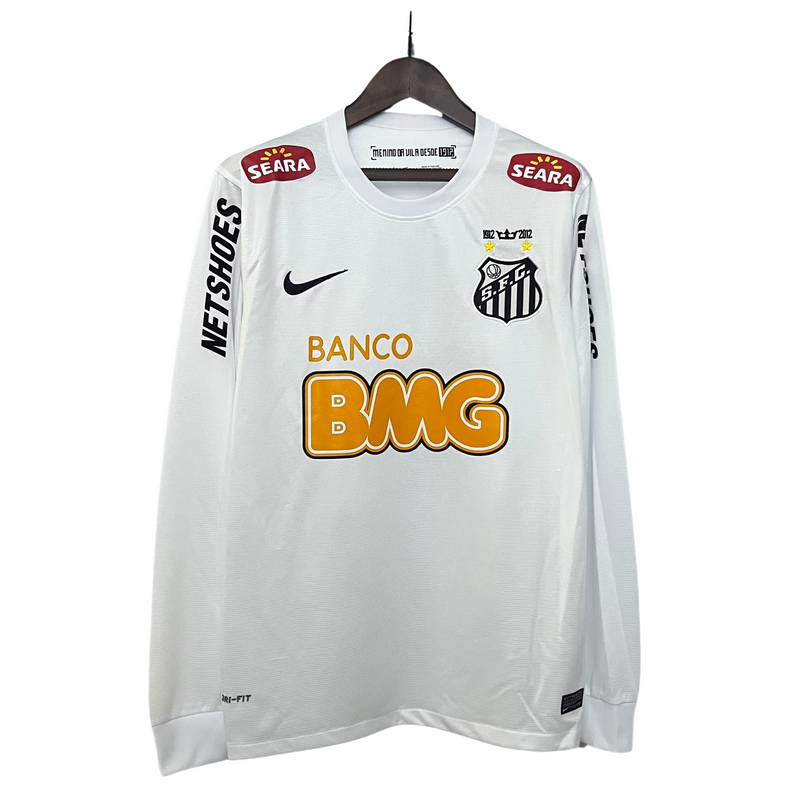 Camisa retro de manga larga Santos I 11/12 