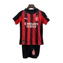 Kit local del AC Milan 25/26 para niños 