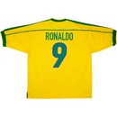 Camiseta retro local de Brasil 1998 
