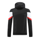 Cortavientos Brasil Blanco y Negro 