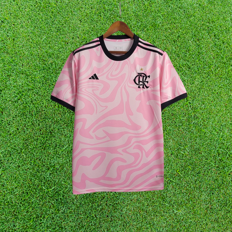 Camiseta rosa especial Flamengo 25/26 Fan 