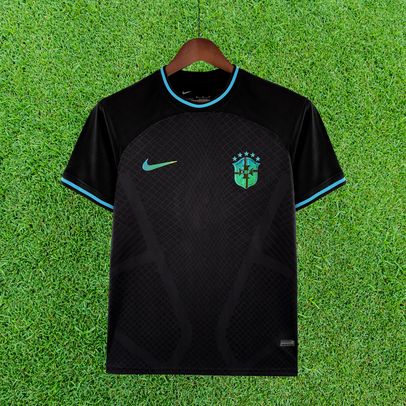 Camiseta negra especial de aficionado de Brasil 2022 