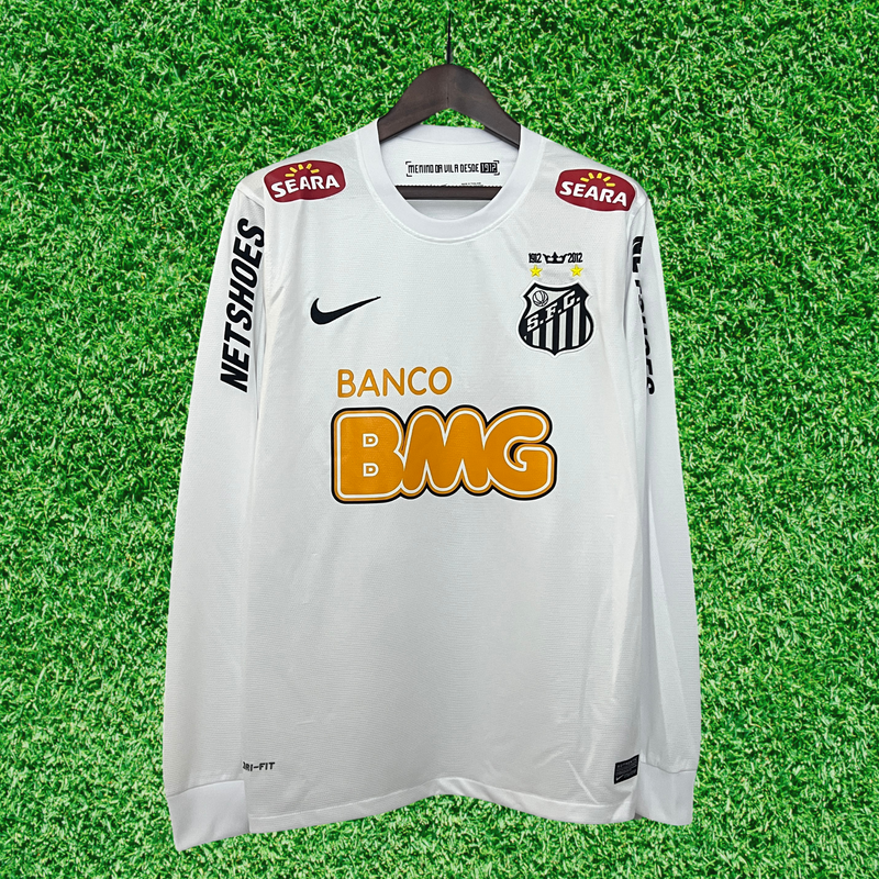 Camisa retro de manga larga Santos I 11/12 