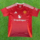 Camiseta de aficionado del Manchester United local 24/25 