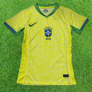 Camiseta de aficionado de Brasil local 24/25 para mujer 
