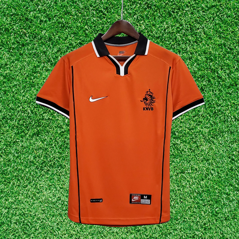 Camiseta retro local de Países Bajos 1998 
