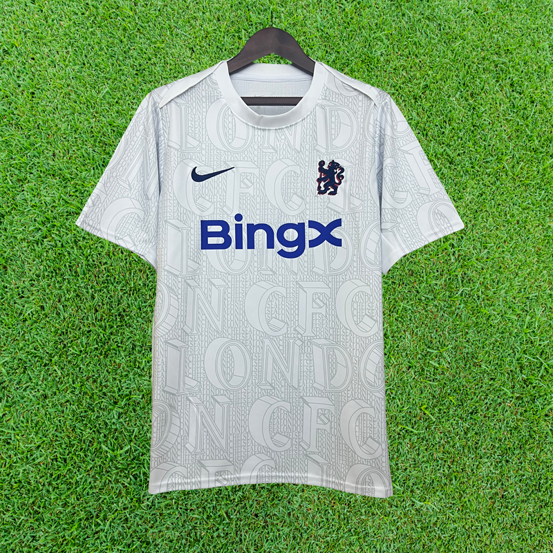 Camiseta prepartido del Chelsea 25/26 para aficionados 