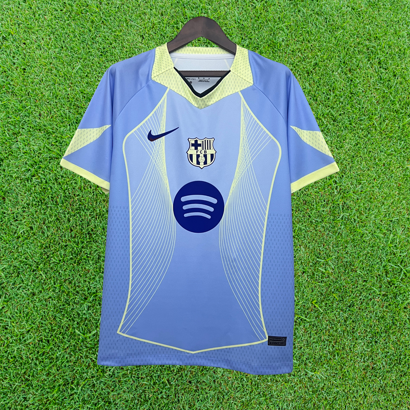Camiseta de aficionado azul especial del Barcelona 25/26 