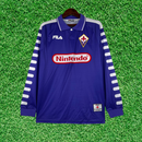 Camiseta retro de manga larga de la ACF Fiorentina Home 98/99 
