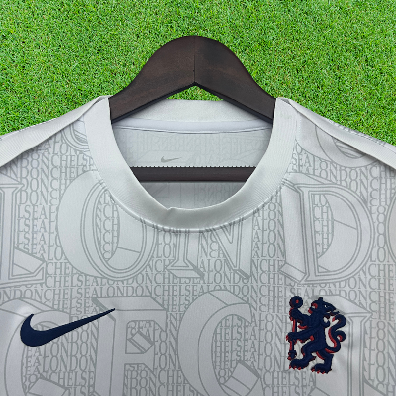 Camiseta prepartido del Chelsea 25/26 para aficionados 
