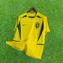 Camiseta retro local de Brasil 2002 