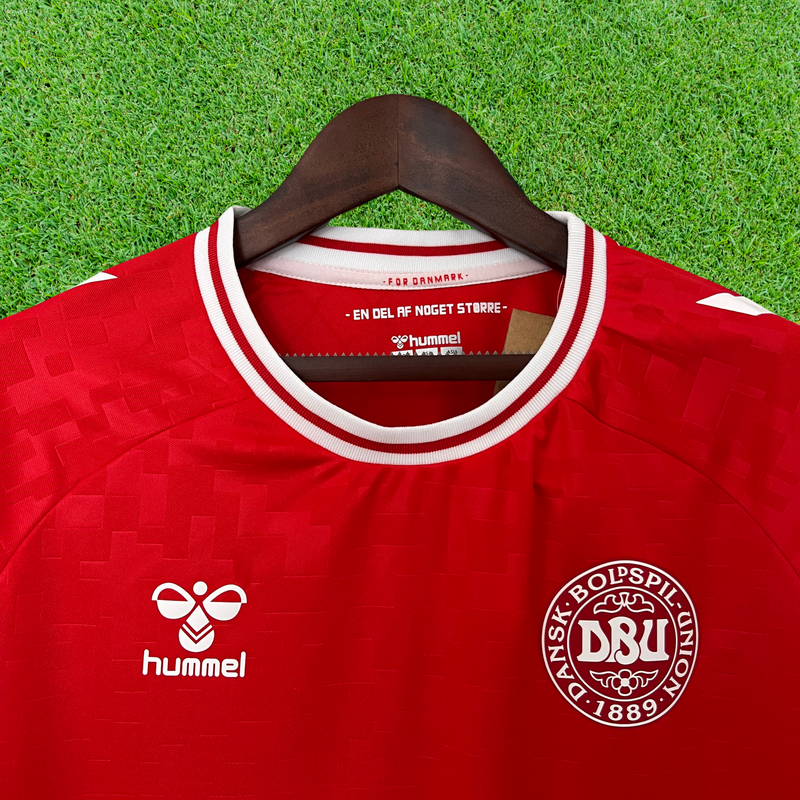 Camiseta de aficionado de Dinamarca local 2024 