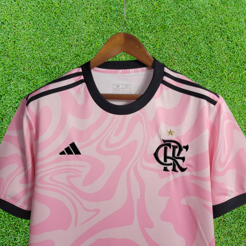 Camiseta rosa especial Flamengo 25/26 Fan 