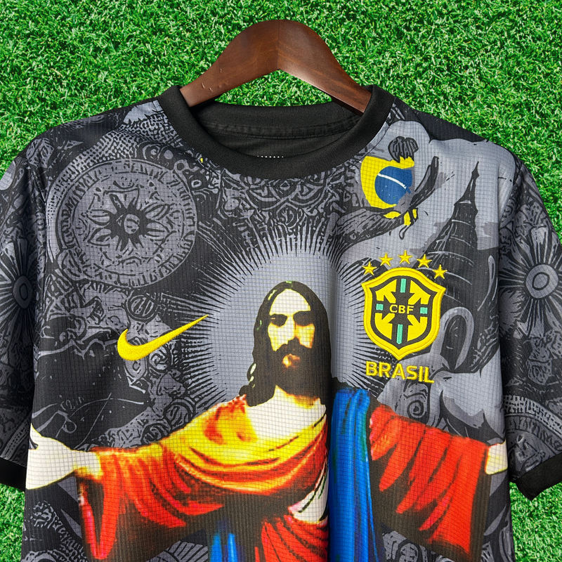 Camiseta de aficionado del Cristo de Brasil 2025 