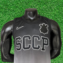 Camiseta sin mangas para aficionados del Corinthians en blanco y negro 25/26 