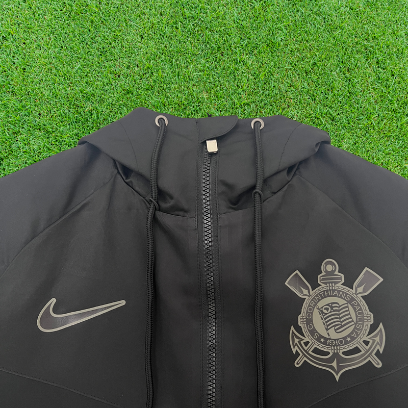 Corinthians Cortavientos Negro 23/24 