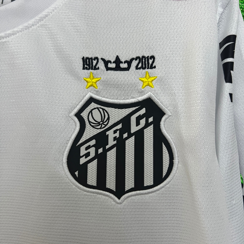 Camisa retro de manga larga Santos I 11/12 