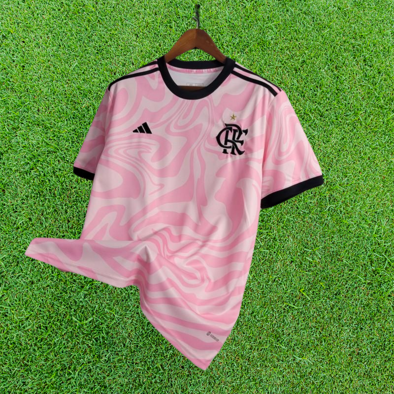 Camiseta rosa especial Flamengo 25/26 Fan 