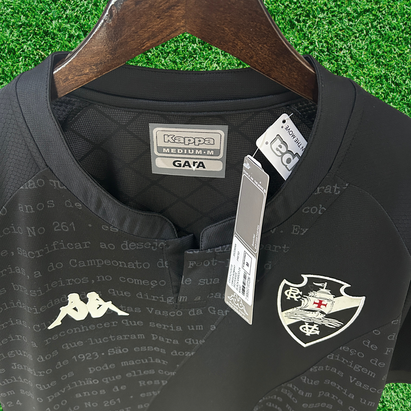 Camiseta negra del Vasco III 24/25 para aficionados 