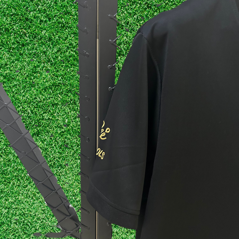 Camiseta negra de los Mil Goles de Santos Pelé 25/26 Fan 