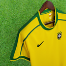 Camiseta retro local de Brasil 1998 