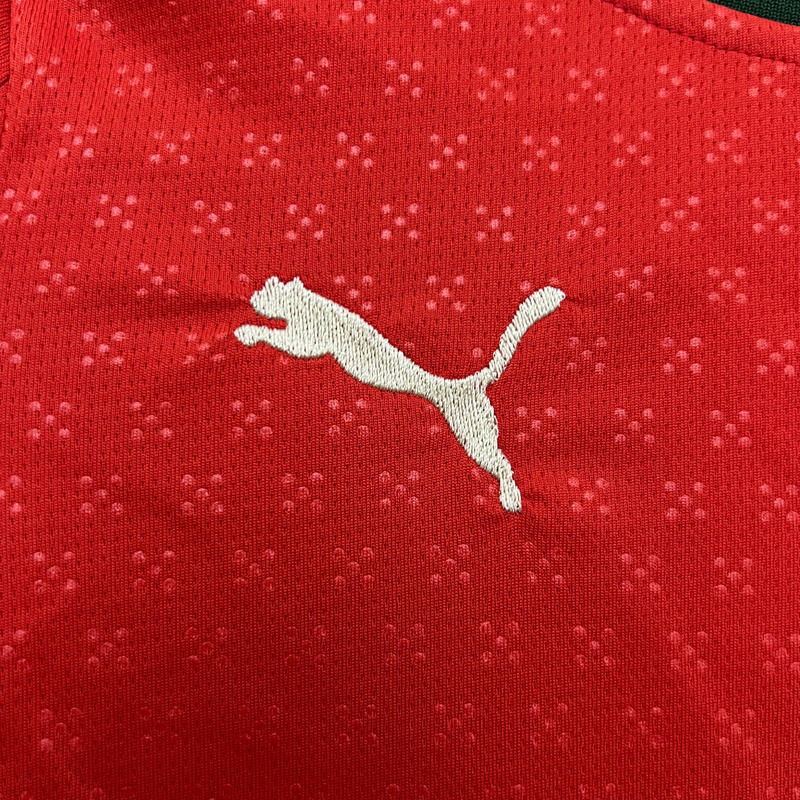 Camiseta de manga larga de Portugal I 2025 para niños 