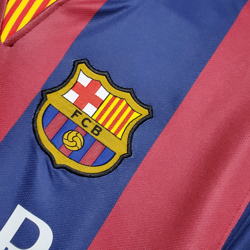 Camiseta retro de local del Barcelona 14/15 