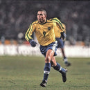 Camiseta retro local de Brasil 1998 